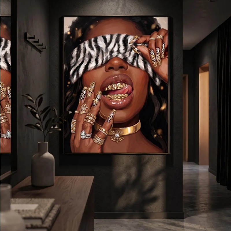ملصق فتاة سوداء بأسلوب الهيب ه - مراجعة Queen Street Fashion وسعره